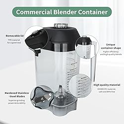 Blender Pitcher 48oz Compatible with vitamix Quiet