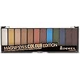 Rimmel London Magnif'Eyes Eyeshadow Palette, 12 Shades, Blendable Formula, Versatile, 004, Colour, 0.5oz