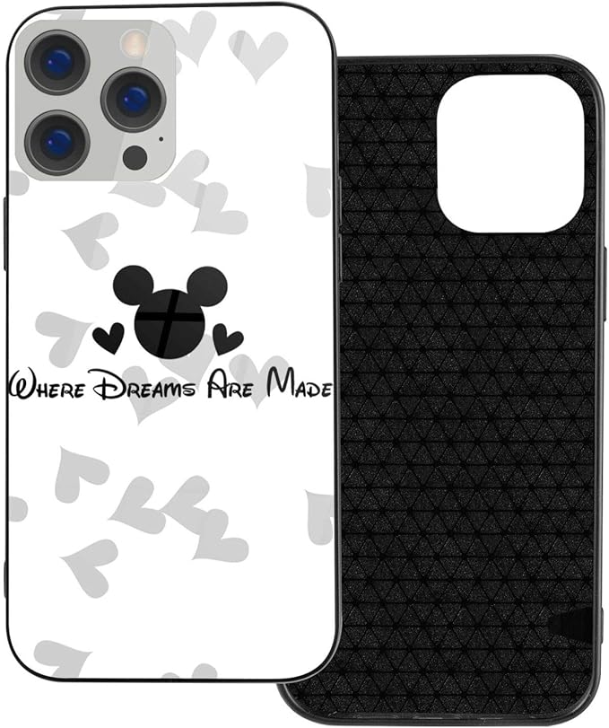 Amazon ディズニー ミッキーマウス Iphone12ケース Iphone12proケース Iphone12 Mini ケース Iphone12promaxケース スマホケース 軽量 薄型 カード 耐衝撃 背面 ガラス 強化ガラス レンズ保護 黄変防止 すり傷防止 6 1インチ 稲時雨 家電 カメラ