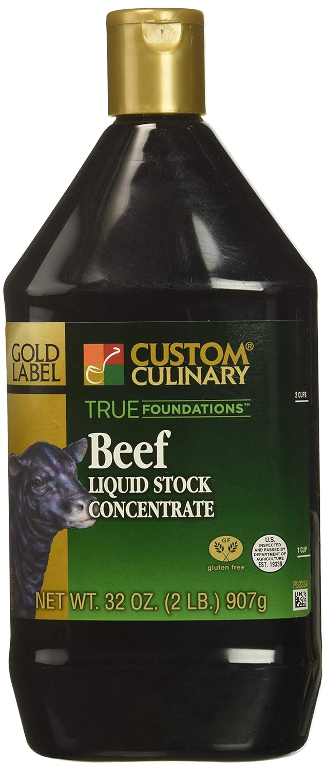 Custom Culinary Gold Label Liquid Stock Concentrate, Beef
