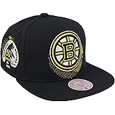 Mitchell & Ness Boston Bruins NHL Big Face 7.0 Vintage Snapback Hat Cap Black