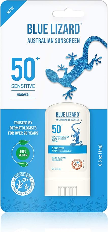 blue lizard sunscreen face sensitive