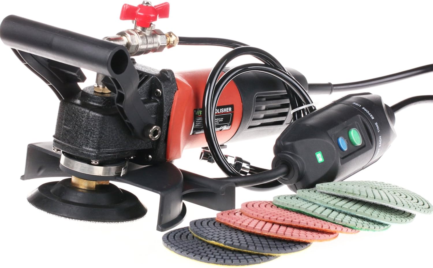 Sanven 4 Inch Granite Marble Wet Polisher Variable Speed Polisher Wet