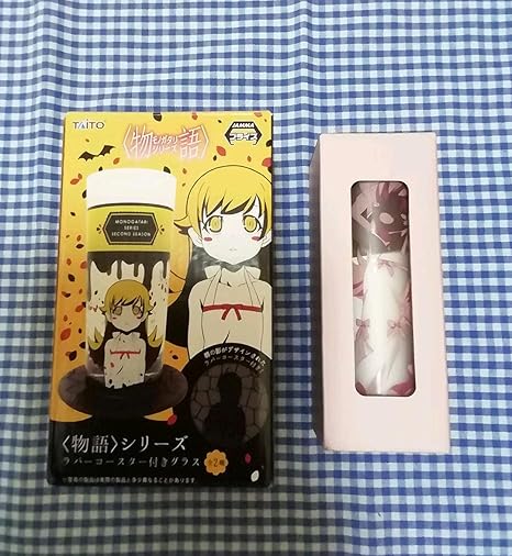 Amazon 物語 シリーズ グラス 忍野忍 2点セット 化物語 コースター付 アイドル 芸能人グッズ 通販