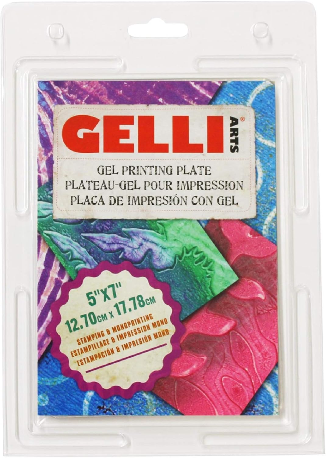 Gelli Arts 5 x 7Inch Gel Printing Plate Amazon.co.uk Kitchen & Home