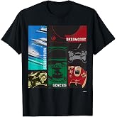 SEGA Console Dreamcast Genesis Saturn Panels T-Shirt