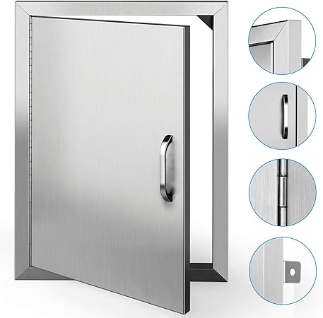 Amazon Com Tusy Bbq Access Doors 20 X 14 Inches Brushed Outdoor