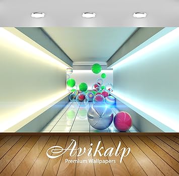 Buy Avikalp T Shape Hallway Full Hd Wallpapers Wall Stickers 7 X 6 Ft Awi4010 Online At Low Prices In India Amazon In