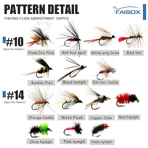 Streamer Fly Panfish Fly Patterns Fly Fishing Flies Assortment Kit