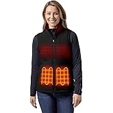 ORORO Women's Heated Vest with USB-C Rechargeable Battery, Lightweight Heating Vest for Running Hiking Golfing