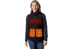 ORORO Women's Heated Vest with USB-C Rechargeable Battery, Lightweight Heating Vest for Running Hiking Golfing