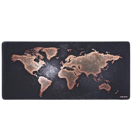 JIALONG Großes Gaming Mauspad XXL Mousepad Schreibtischunterlage 900x400mm Wasserdicht Desk Mat Rubber Base für Computer, PC 