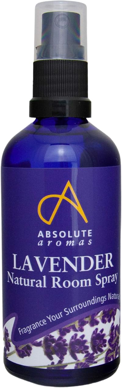 Absolute Aromas Natural Lavender Room Spray 100ml Pure Lavender Oil