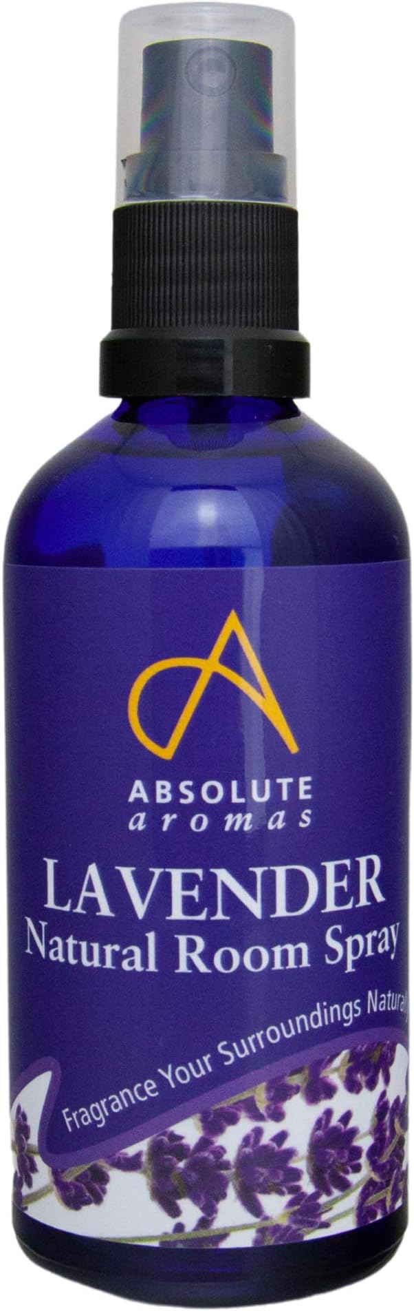 Absolute Aromas Natural Lavender Room Spray 100ml Pure Lavender Oil