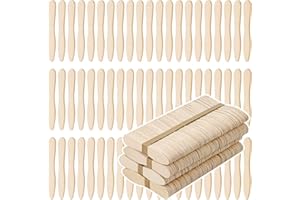 CZWESTC 400 Pcs Small Wooden Spoons, Mini Disposable Ice Cream Tasting Spoons, 3 Inch Wood Sample Spoon for Crafts, Dessert, Honey, Little Cake (400 Sticks Bulk, 3")