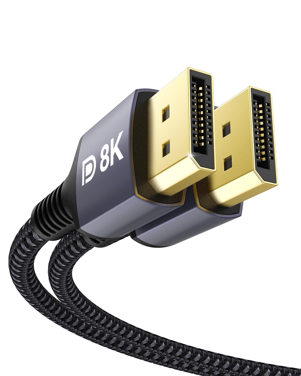 Stouchi DisplayPort Cable 1.4 240Hz 5M DP1.4 Support 8K@60Hz 4K@60Hz/144Hz/120Hz 5K@60Hz/120hz 2K@165Hz/240Hz FreeSync G-Sync 32.4Gbps HDR10 Display Port Lead for Gaming Monitor