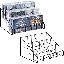 Amazon.com: MyGift 3-Tier Modern Matte Black Metal Wire CD