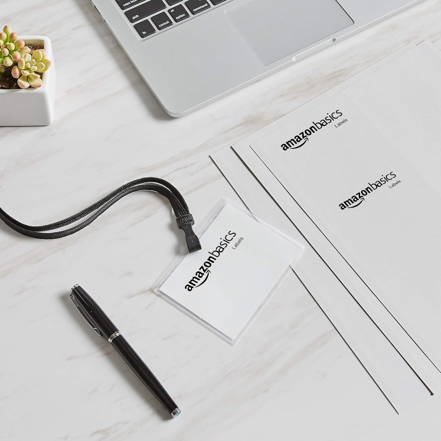 3 x 4 Basics Name Badge Inserts 300 Cardstock Refills Print or Write ...