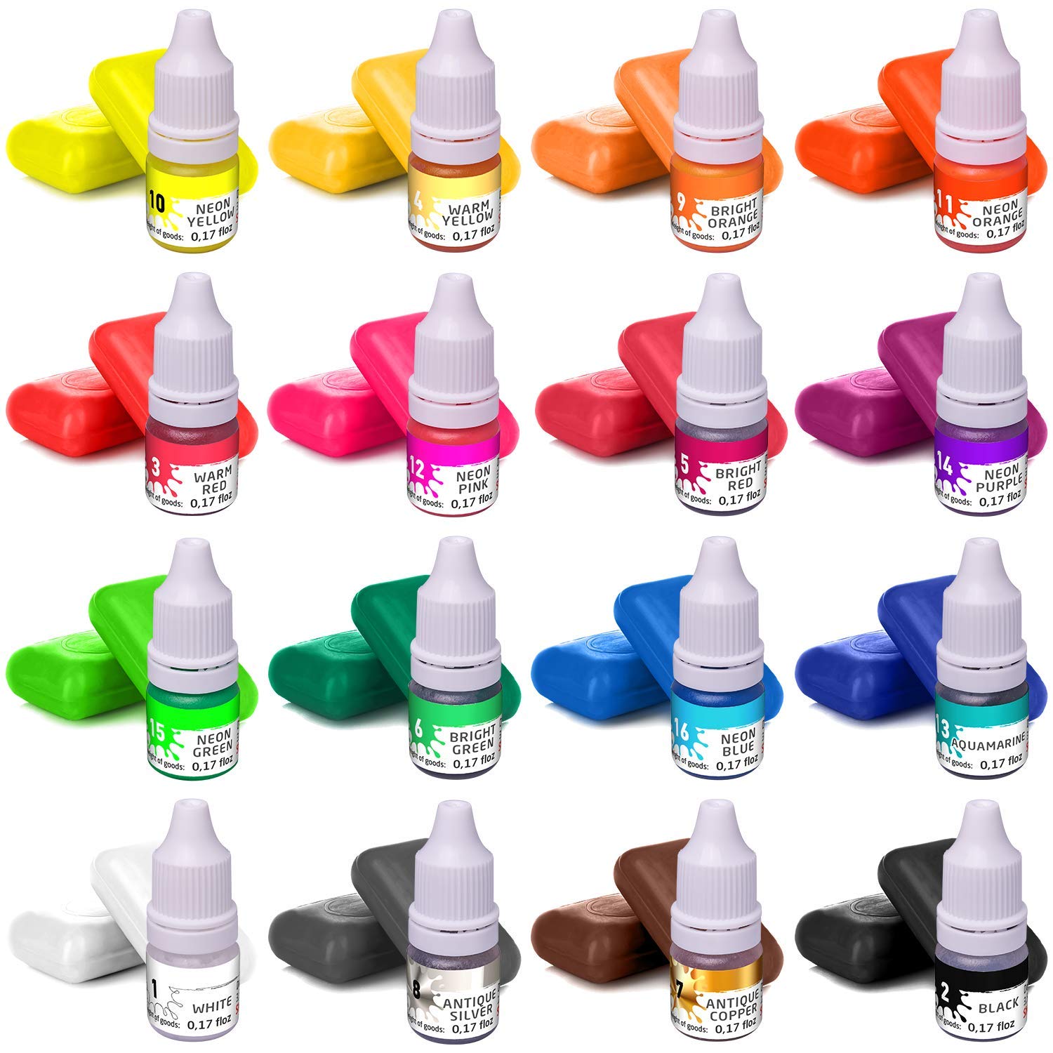 Liquid Soap Coloring Dye for Soap Making Bath Bomb Colorants Slime