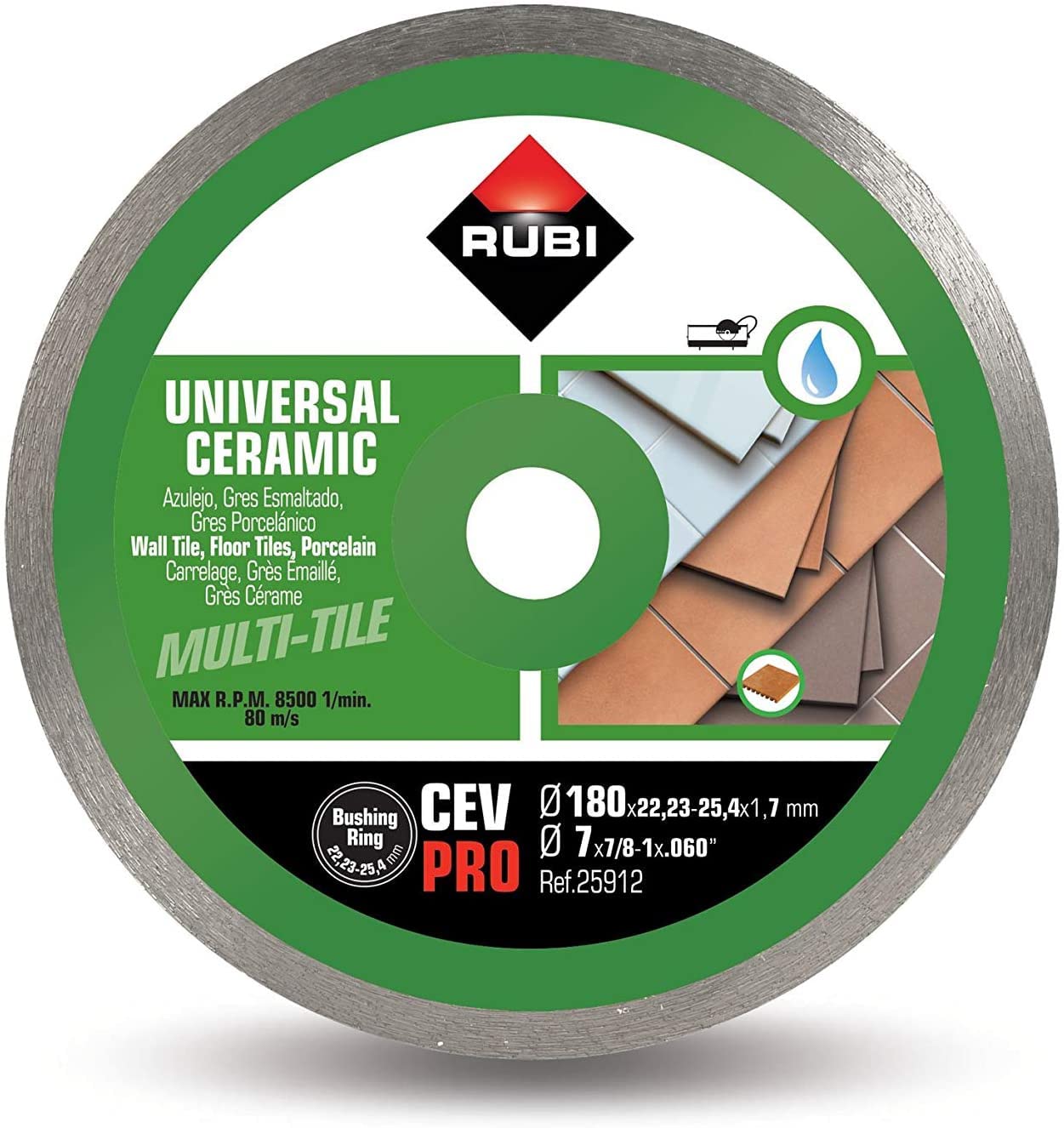 Rubi Diamond General for Ceramic Continuous, 25934
