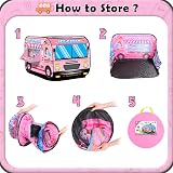 Britik Pop Up Truck Play Tent for Kids 3-8 Years Boys Girls Indoor Outdoor view 8