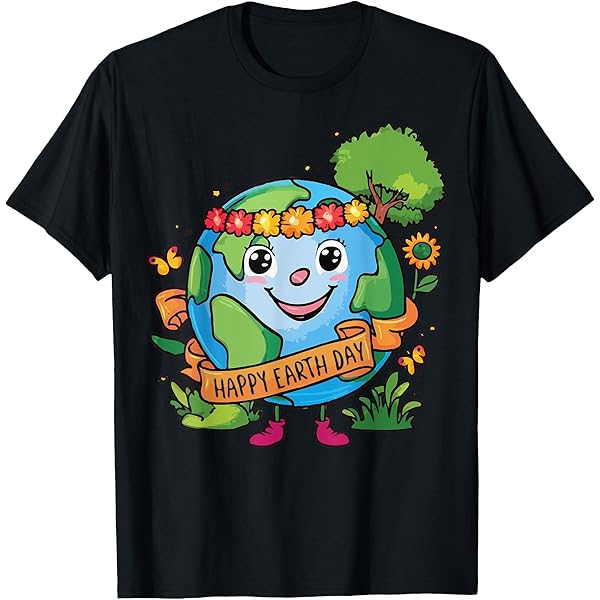 Amazon.com: Cute Planet Earth Awareness Day Happy Earth Day T
