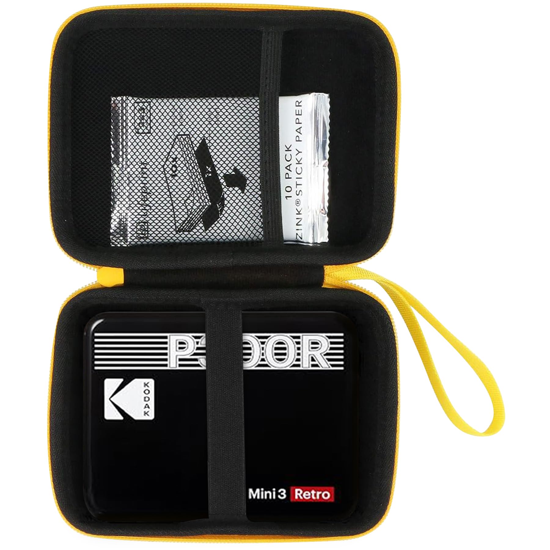 Aenllosi Hard Carrying Case for Kodak Mini 3 Retro/Mini Shot 3 Retro/Mini Shot Combo 3 Photo Printer (Black,only case)