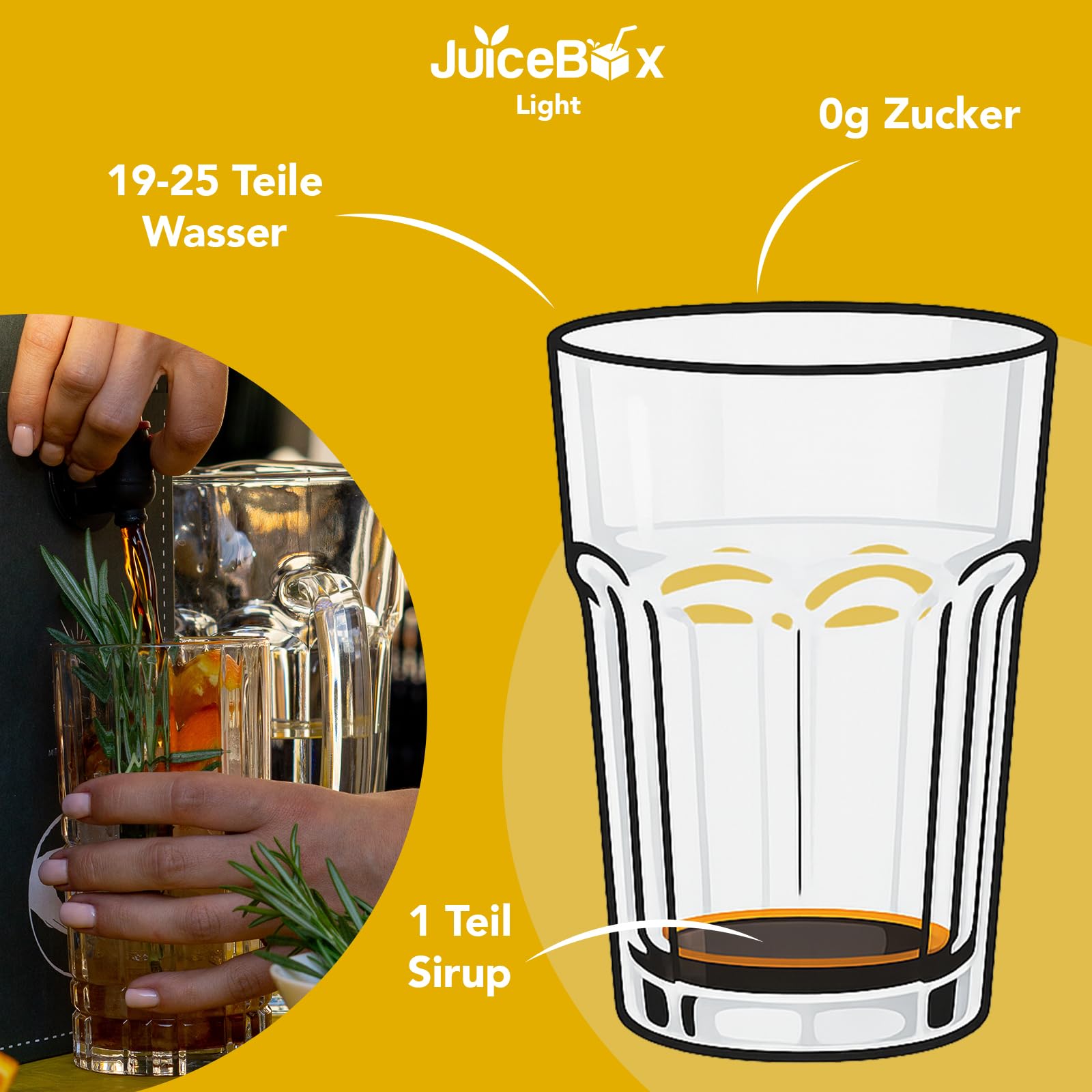 JuiceBox Sirup Light - 2 Liter ergeben 52 Liter antrinkfertiges Getränk, langanhaltend, pflanzenbasiert, köstlich & kalorienbewusst (Very Cherry) 4