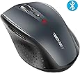 Bluetooth Mouse, TeckNet 3000DPI Wireless Mouse, 24 Month Battery Life With Battery Indicator, 3000/2000/1600/1200/800 dPi
