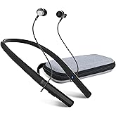 DIGGINGSOUND Neckband Hearing Aids for Seniors, Rechargeable Hearing Aid Bluetooth Headphones with Noise Cancelling