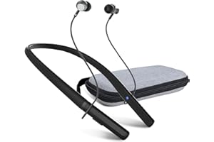 DIGGINGSOUND Neckband Hearing Aids for Seniors, Rechargeable Hearing Aid Bluetooth Headphones with Noise Cancelling