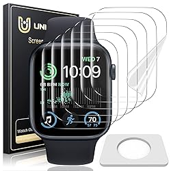 UniqueMe 6 Pack for Apple Watch Screen Protector