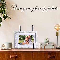 Mixweer 24 Pcs Plate Stands for Display Metal
