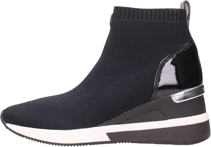 michael kors knit high top trainer