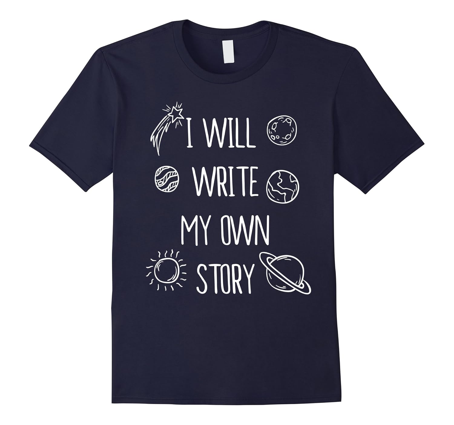 I Will Write My Own Story Tshirt Adventure Tee-Rose