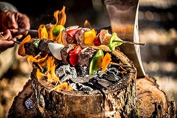 ECO Grill outdoor BBQ cooking log, large