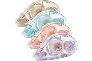 4 Pack Double Sided Tape Roller, Craft Tape Rollers, Double-Sided Adhesive Tape for Scrapbooking,Handicrafts and Card Making 