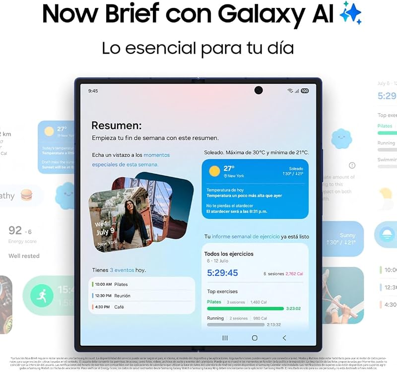 Galaxy Z Fold7 256GB - Galaxy AI, Ligero y Plegable, Pantalla Grande, Cámara 200MP, Memoria 12GB, Negro Oscuro, Garantía del Fabricante 3 Años + 1 año Extra (Versión Española) — foto 6 de 8