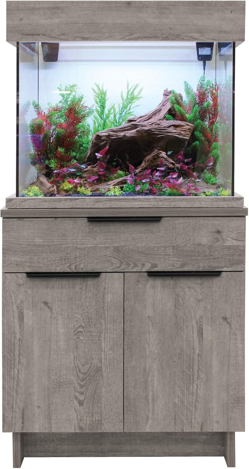 Aqua One Urban Oak Style Aquarium Fish Tank with 63cm 110L