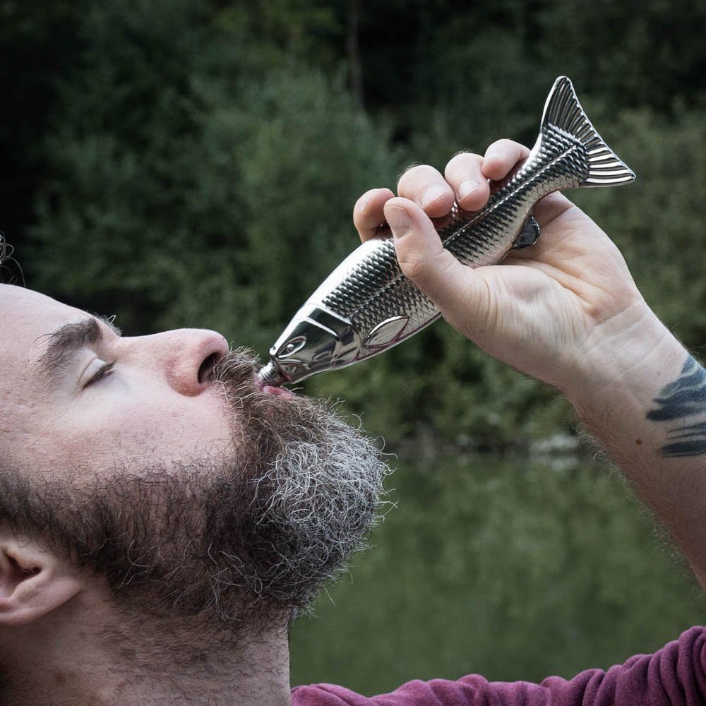 Gadget Grotto Fish Flask