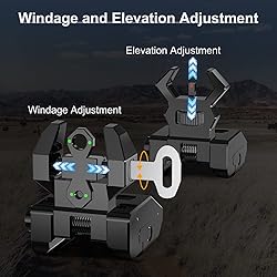 LIGHTWIN Fiber Optic Iron Sights Flip Up A2 Front