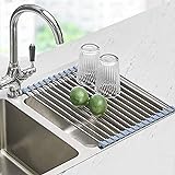 Seropy Roll Up Dish Drying Rack, Over The Sink Dish