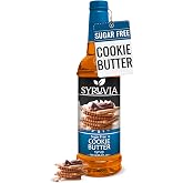 Syruvia Sugar Free Coffee Syrup, Cookie Butter Flavored Syrup for Drinks, Lattes, and Desserts &ndash; 25.4 fl oz