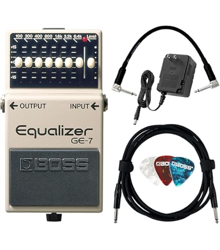 Amazon.com: Boss GE-7 Graphic Equalizer Bundle with Gearlux Power