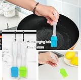 YHQZ 2 Pcs Silicone Pastry Brush Basting Cooking Baking BBQ Oil Brush Set 2 Size view 6