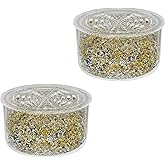 2 Pack Shower Head Filter Replacement Cartridge Compatible with All Canopy Handheld & Fixed Filtered Shower Head, Water Softe