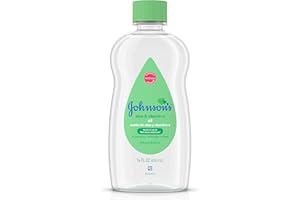 JOHNSON'S BABY Johnsons Baby Oil Aloe & Vitamin-E 14 Ounce (414ml) (3 Pack)