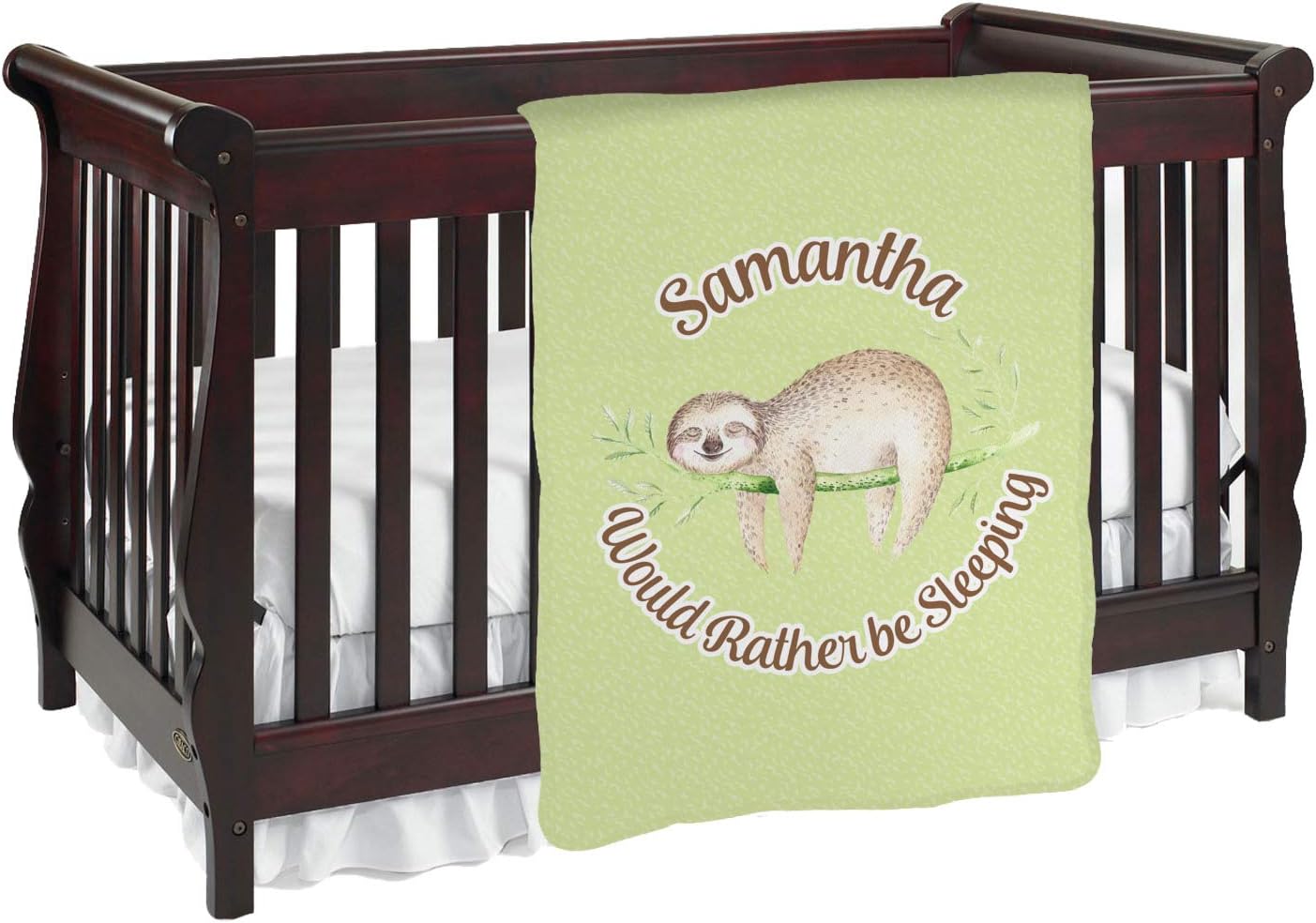 sloth baby bedding