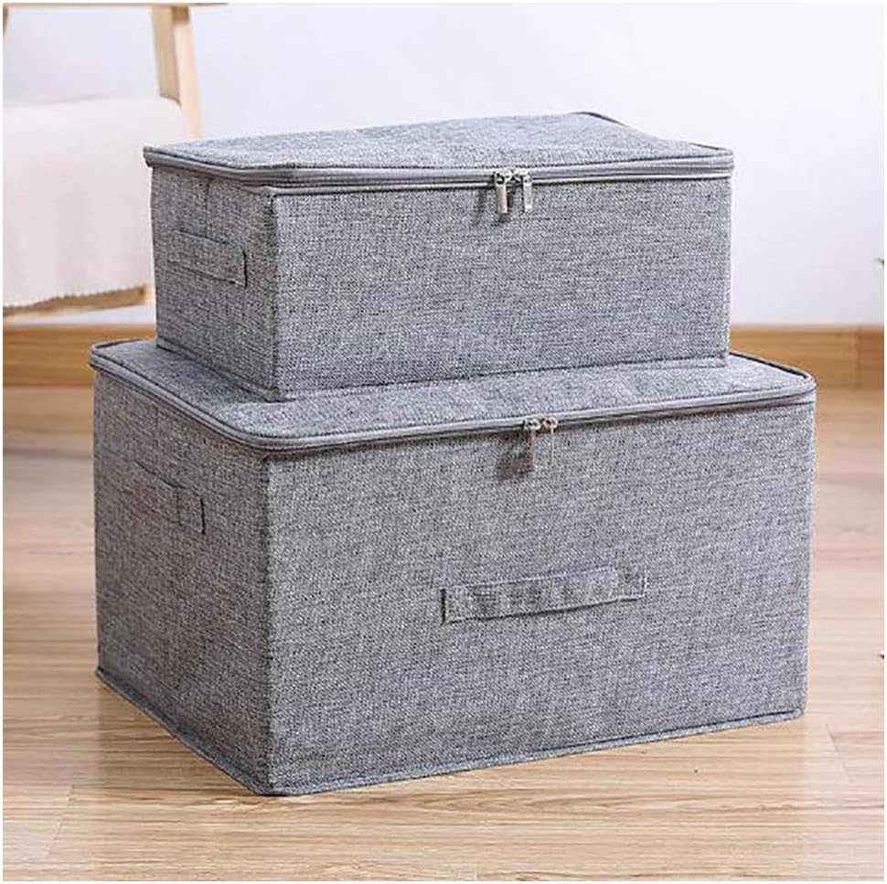 LMM Caja de Almacenamiento y Almacenamiento de algodón y Lino, con