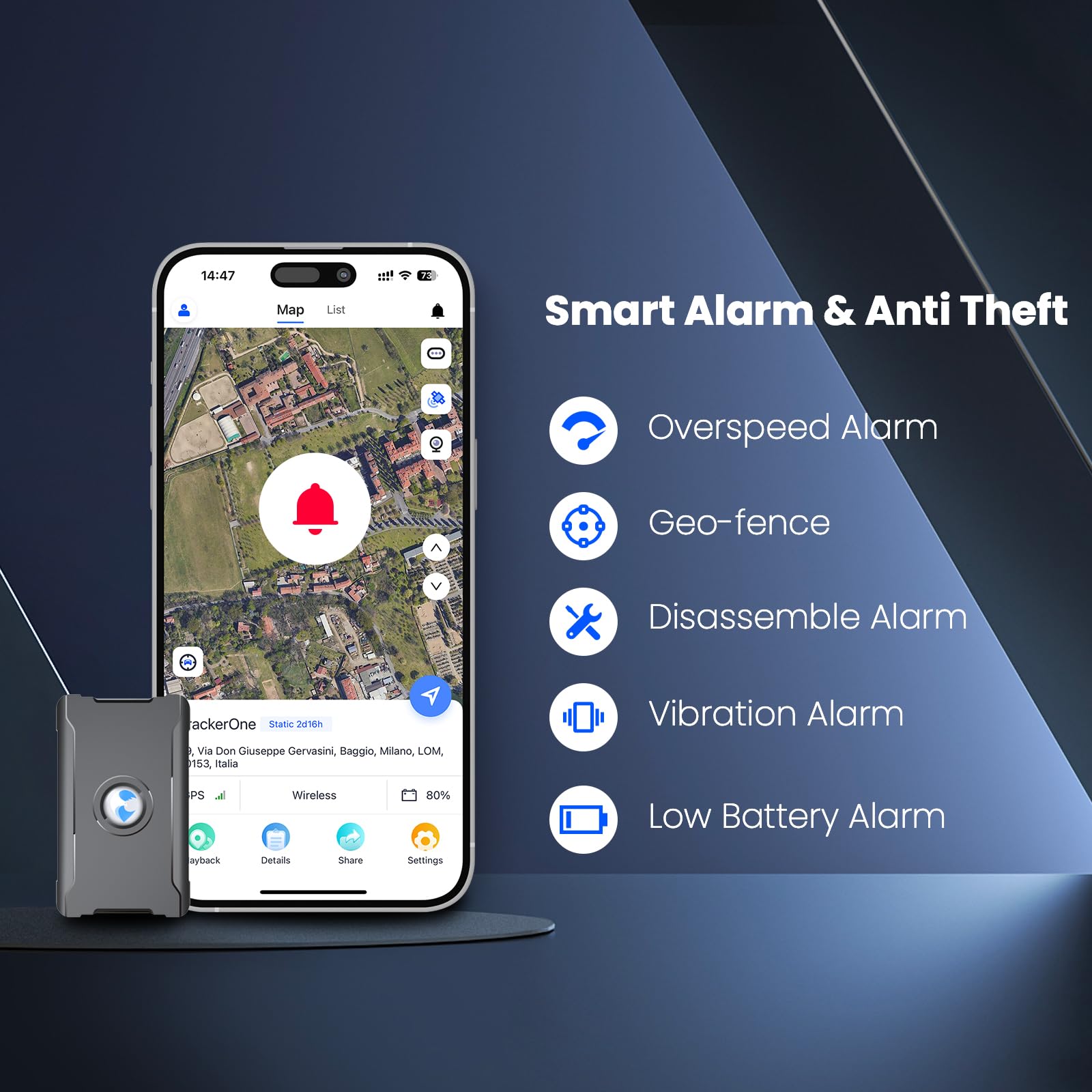 4G GPS Tracker for Vehicles Car Kids Assets, Car Tracker Device Hidden Tracking Devices for Cars Hidden Subscription Needed 10S Update Strong Magnetic Long Battery Life up